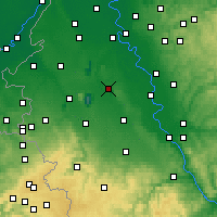Nearby Forecast Locations - Bergheim - Carte