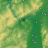 Nearby Forecast Locations - Ingelheim - Carte