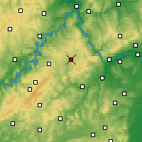 Nearby Forecast Locations - Simmern - Carte