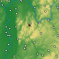 Nearby Forecast Locations - Erbach - Carte