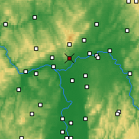 Nearby Forecast Locations - Hofheim - Carte