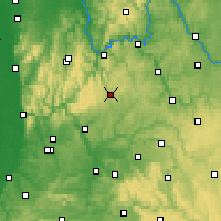 Nearby Forecast Locations - Buchen - Carte