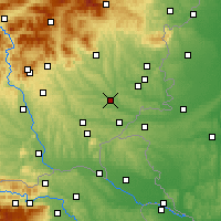 Nearby Forecast Locations - Fürstenfeld - Carte