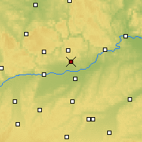 Nearby Forecast Locations - Kösching - Carte