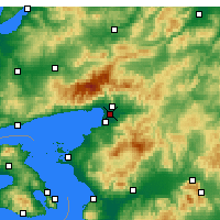 Nearby Forecast Locations - Balıkesir Koca Seyit (Aéroport) - Carte