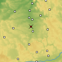 Nearby Forecast Locations - Schwabach - Carte