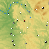 Nearby Forecast Locations - Pottenstein - Carte