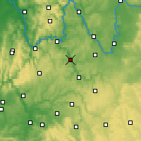 Nearby Forecast Locations - Tauberbischofsheim - Carte
