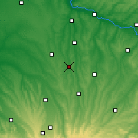Nearby Forecast Locations - Vic-Fezensac - Carte
