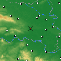 Nearby Forecast Locations - Đakovo - Carte