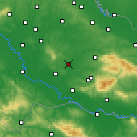 Nearby Forecast Locations - Garešnica - Carte