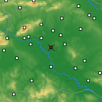 Nearby Forecast Locations - Ivanić-Grad - Carte