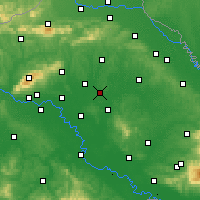 Nearby Forecast Locations - Dubrava - Carte
