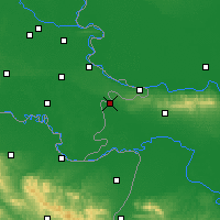 Nearby Forecast Locations - Tovarnik - Carte