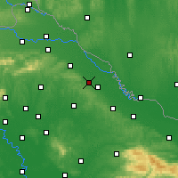 Nearby Forecast Locations - Virje - Carte