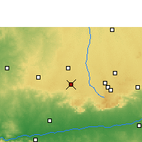 Nearby Forecast Locations - Dhar - Carte