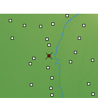 Nearby Forecast Locations - Gharaunda - Carte