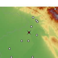 Nearby Forecast Locations - Gurdaspur - Carte