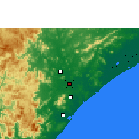 Nearby Forecast Locations - Hinjilicut - Carte