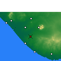 Nearby Forecast Locations - Keshod - Carte