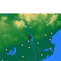 Nearby Forecast Locations - Kovvur - Carte