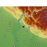 Nearby Forecast Locations - Najibabad - Carte