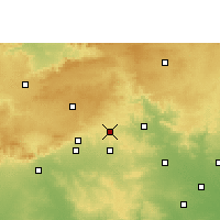 Nearby Forecast Locations - Pandhurna - Carte