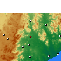 Nearby Forecast Locations - Parvathipuram - Carte