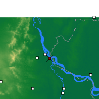 Nearby Forecast Locations - Paschim Punropara - Carte