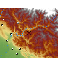 Nearby Forecast Locations - Pauri - Carte