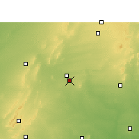 Nearby Forecast Locations - Phulera - Carte