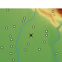Nearby Forecast Locations - Rampur Maniharan - Carte