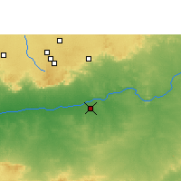 Nearby Forecast Locations - Sanawad - Carte