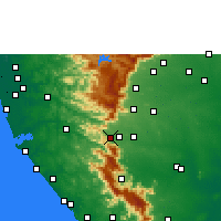 Nearby Forecast Locations - Sengottai - Carte