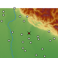 Nearby Forecast Locations - Sherkot - Carte