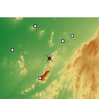 Nearby Forecast Locations - Sirohi - Carte