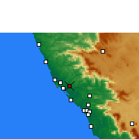 Nearby Forecast Locations - Taliparamba - Carte