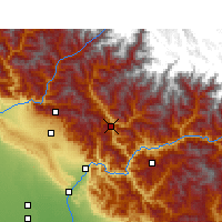 Nearby Forecast Locations - Tehri - Carte