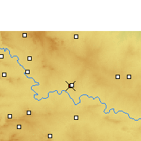 Nearby Forecast Locations - Ugar Khurd - Carte