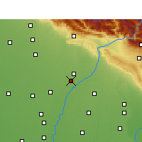Nearby Forecast Locations - Yamunanagar - Carte