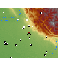 Nearby Forecast Locations - Zirakpur - Carte