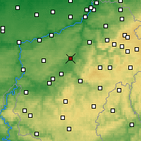Nearby Forecast Locations - Durbuy - Carte