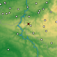 Nearby Forecast Locations - Gedinne - Carte