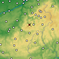 Nearby Forecast Locations - Lierneux - Carte