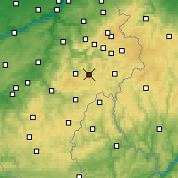 Nearby Forecast Locations - Vielsalm - Carte