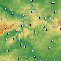 Nearby Forecast Locations - Česká Kamenice - Carte