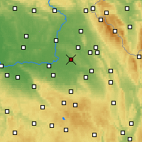 Nearby Forecast Locations - Holice - Carte
