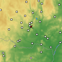 Nearby Forecast Locations - Ivančice - Carte