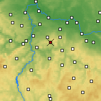 Nearby Forecast Locations - Mnichovice - Carte