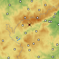 Nearby Forecast Locations - Nejdek - Carte